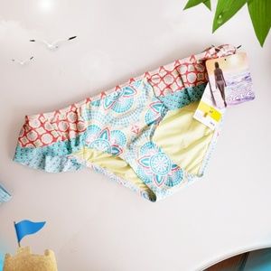 💛Coco Rave Ruffle Sides Bikini Bottom💙